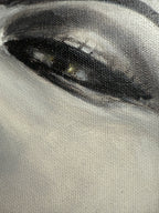 Elegant Portrait “Proud” – Original Ölbild auf Leinwand 60×40 cm, signiert