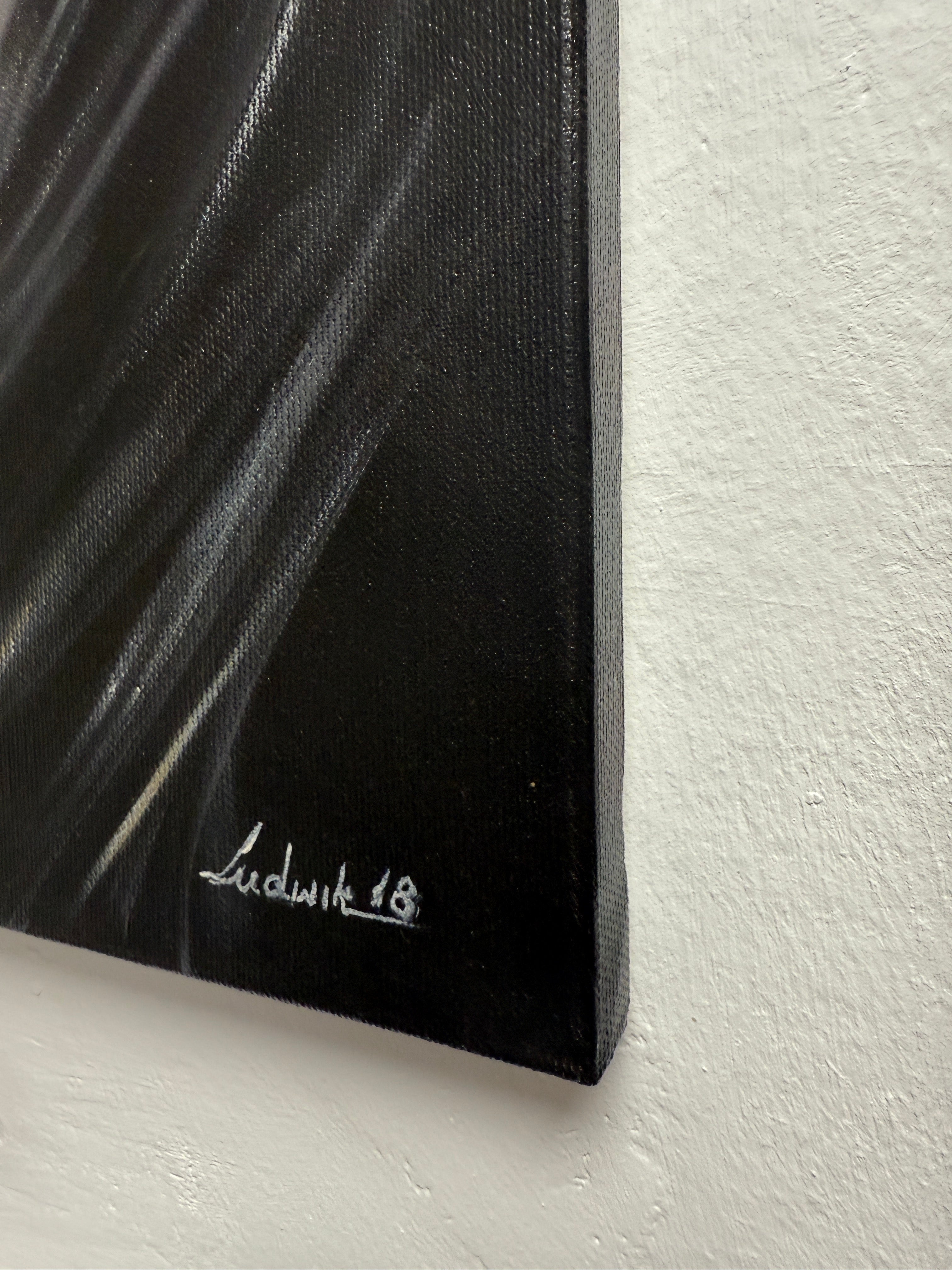 Elegant Portrait “Proud” – Original Ölbild auf Leinwand 60×40 cm, signiert