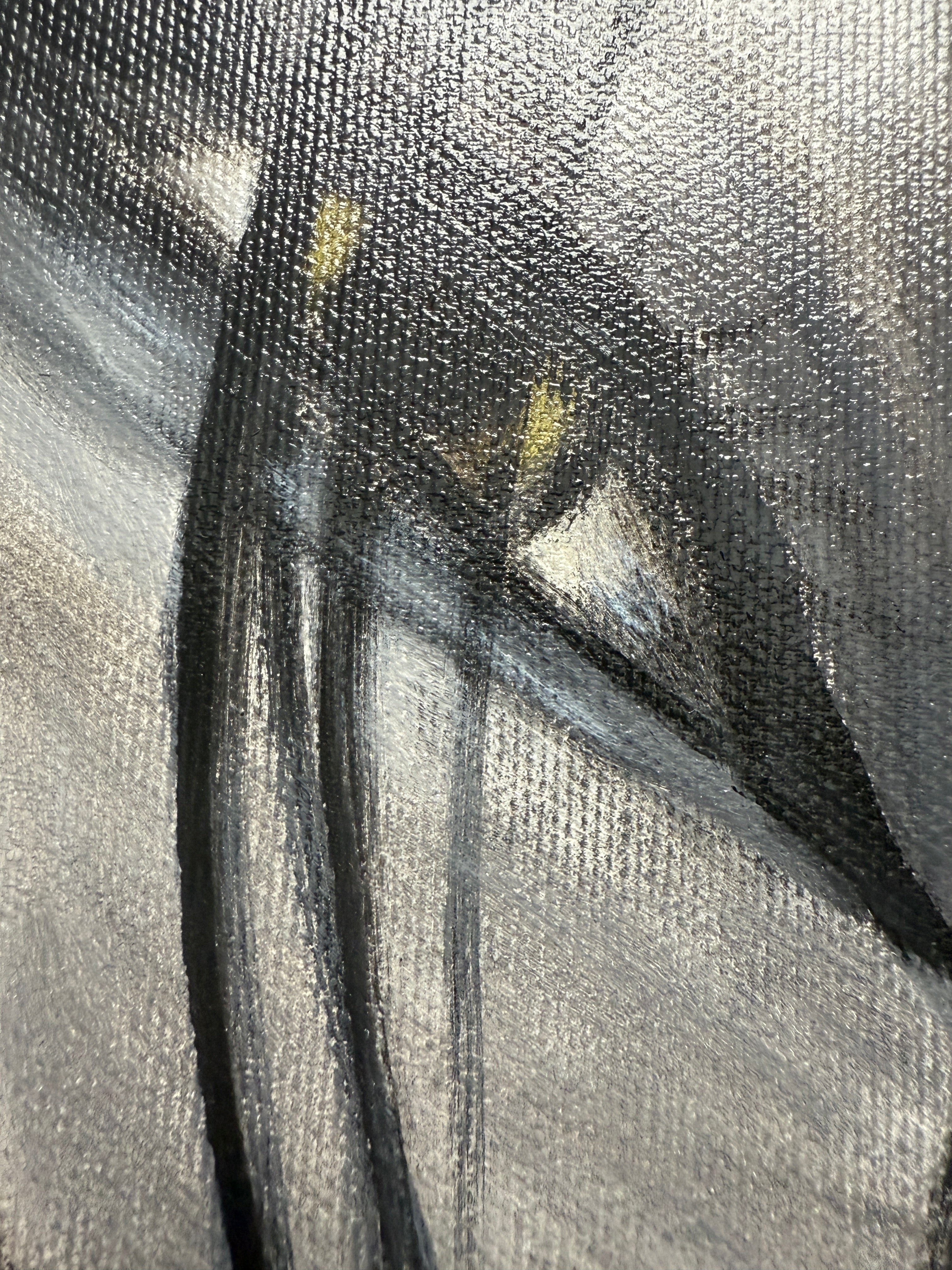 Original Ölbild auf Leinwand – Rote Lippen Frau, Moderne Wanddeko 50x60cm