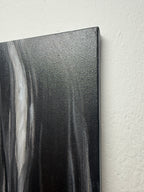 Original Ölbild auf Leinwand – Rote Lippen Frau, Moderne Wanddeko 50x60cm