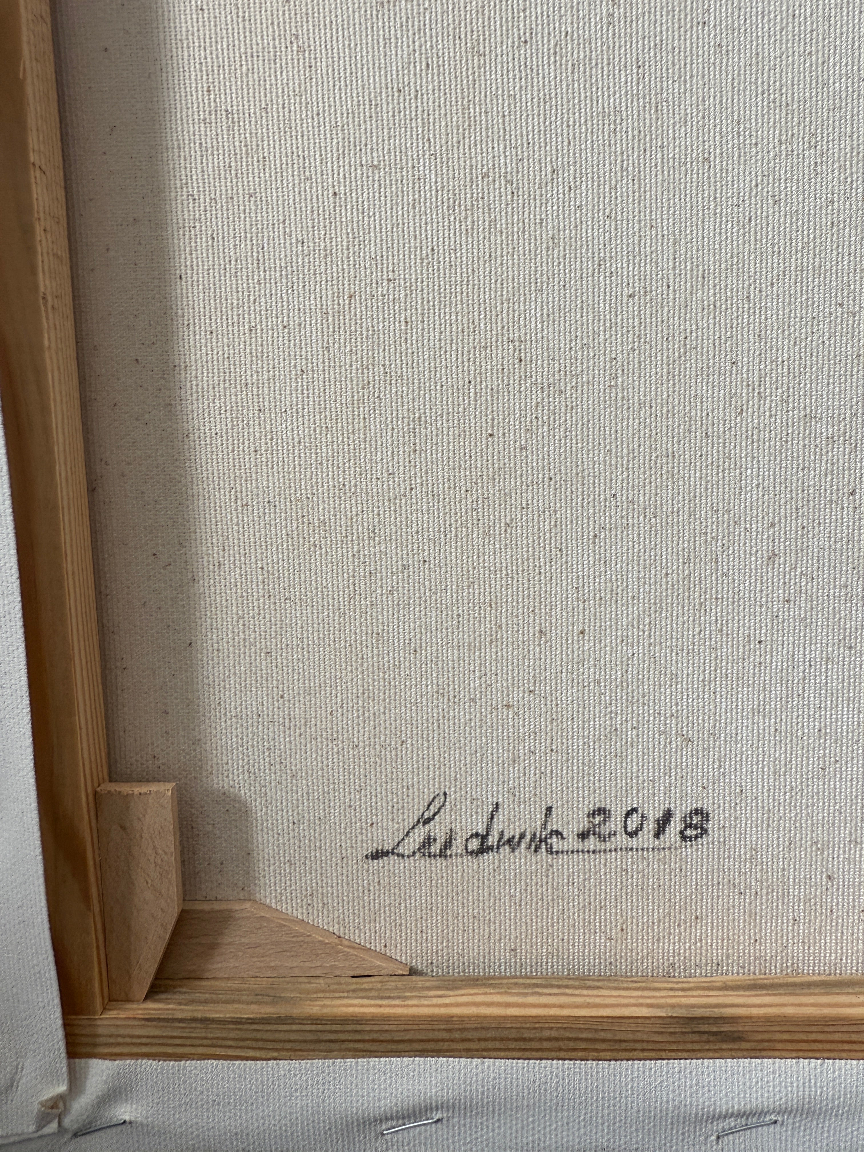 Original Ölbild auf Leinwand – Rote Lippen Frau, Moderne Wanddeko 50x60cm