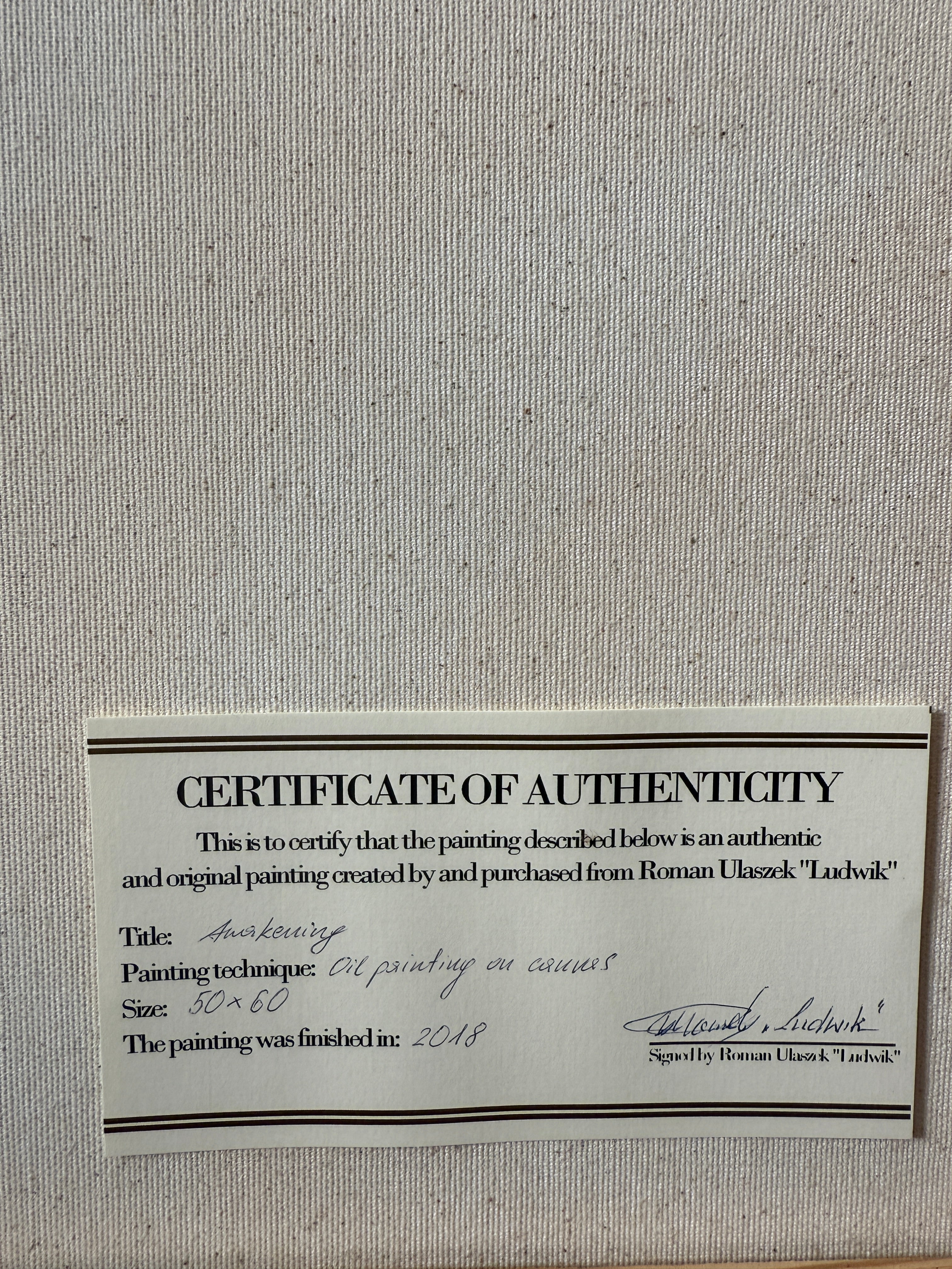 Original Ölbild auf Leinwand – Rote Lippen Frau, Moderne Wanddeko 50x60cm