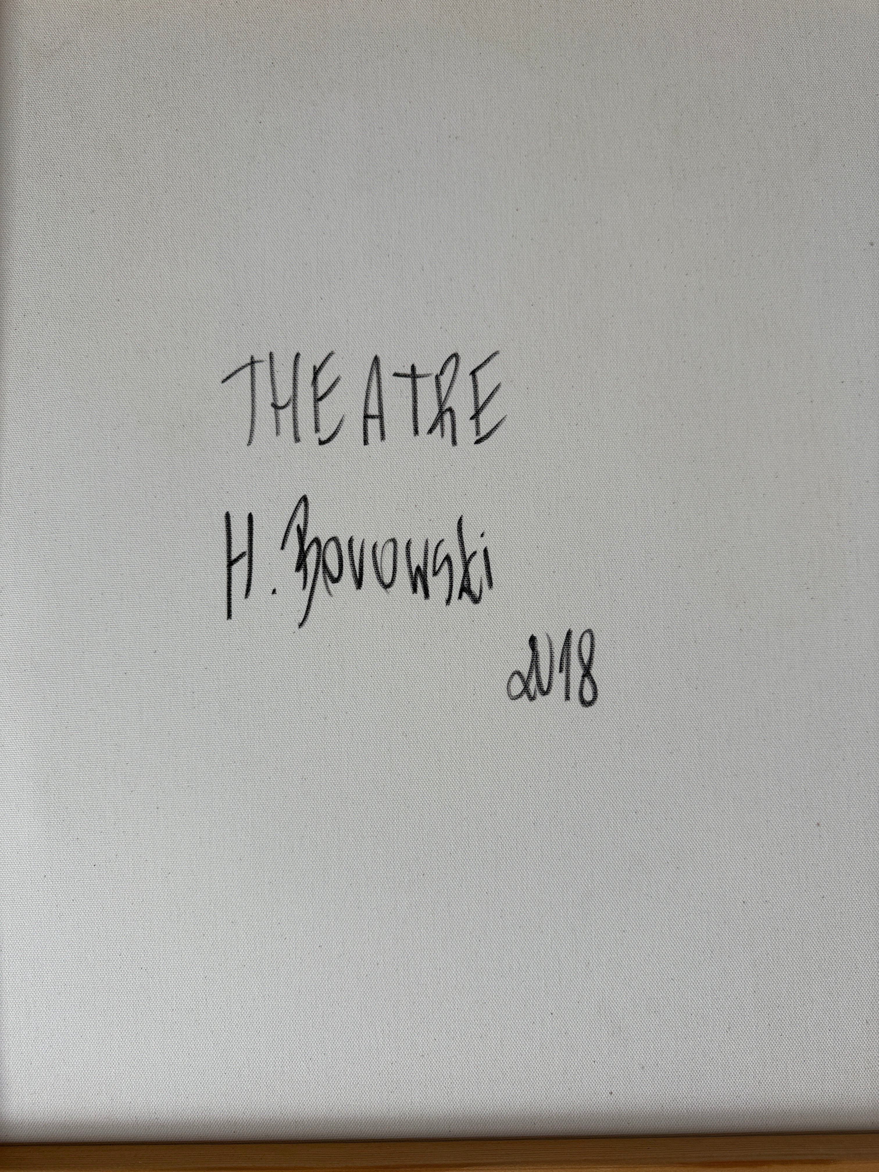 Modernes Acryl Gemälde auf Leinwand Original abstrakte Frauen 60x60cm