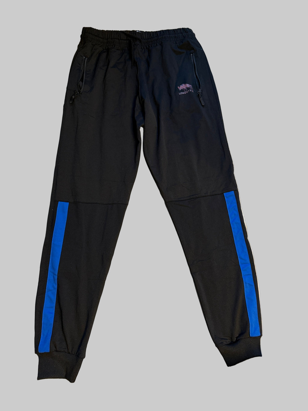 Herren Trainingsanzug LondStyle – Blau/Schwarz mit Kapuze