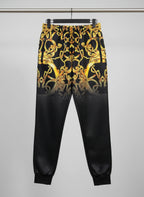 Herren Trainingsanzug – Black & Gold Royal Baroque