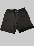 Herren Sweatshorts – Schwarz – Dünner, leichter Stoff,