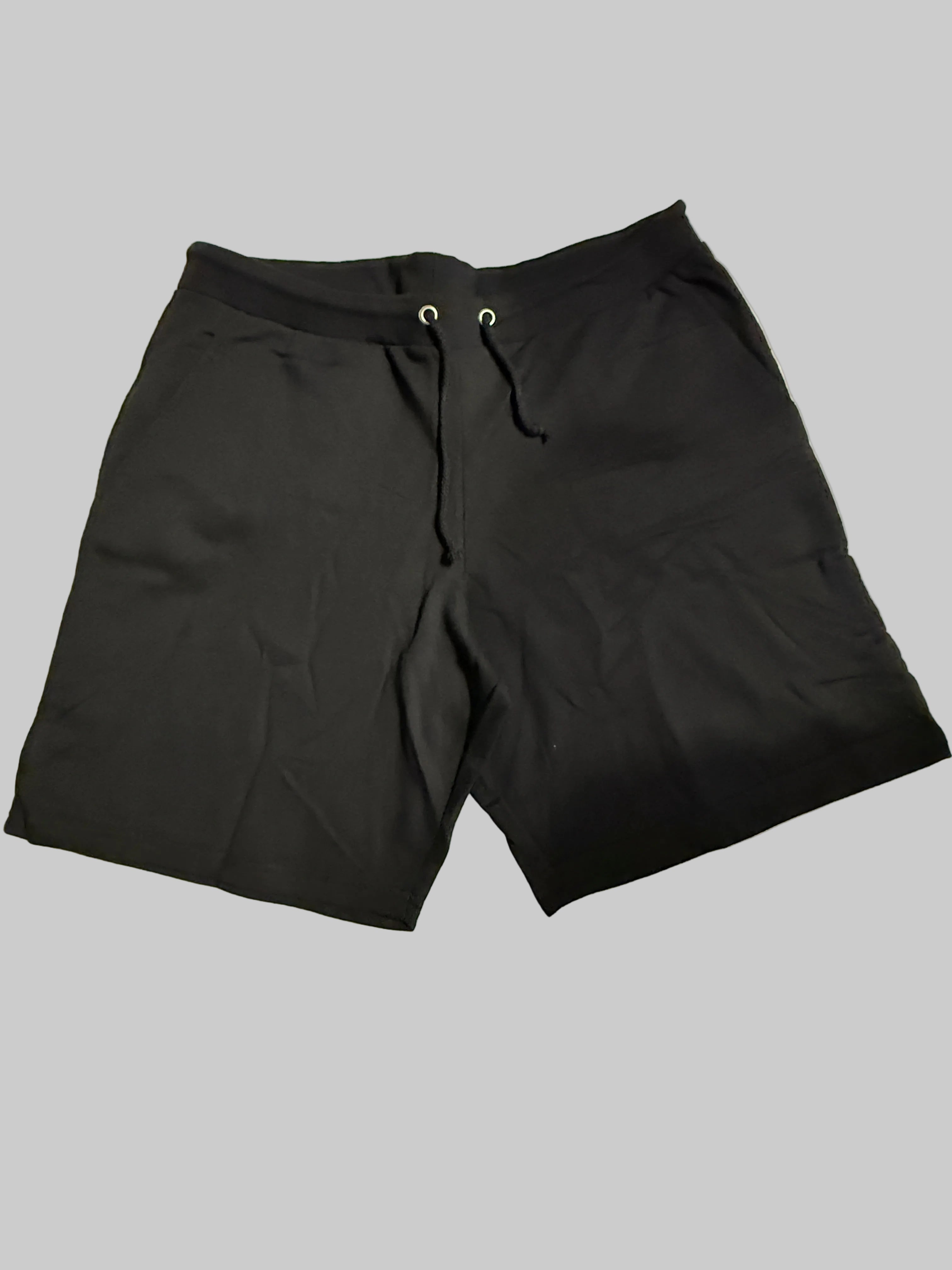 Herren Sweatshorts – Schwarz – Dünner, leichter Stoff,