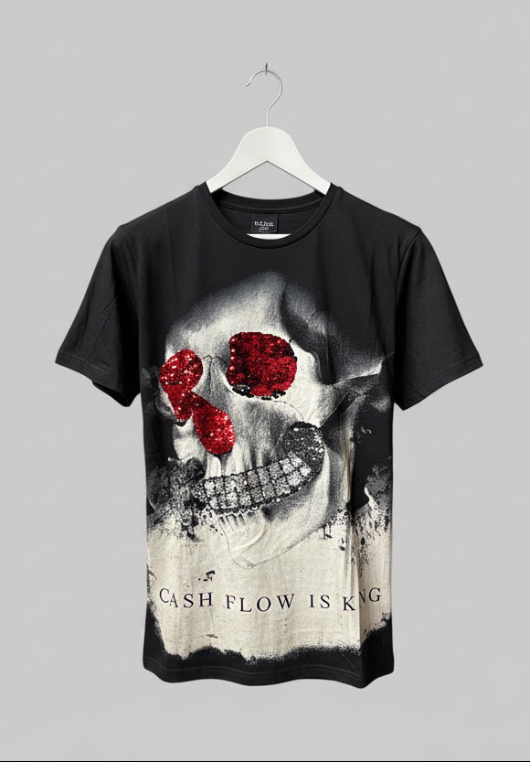 Herren T-Shirt – CASH FLOW IS KING Zweitbild