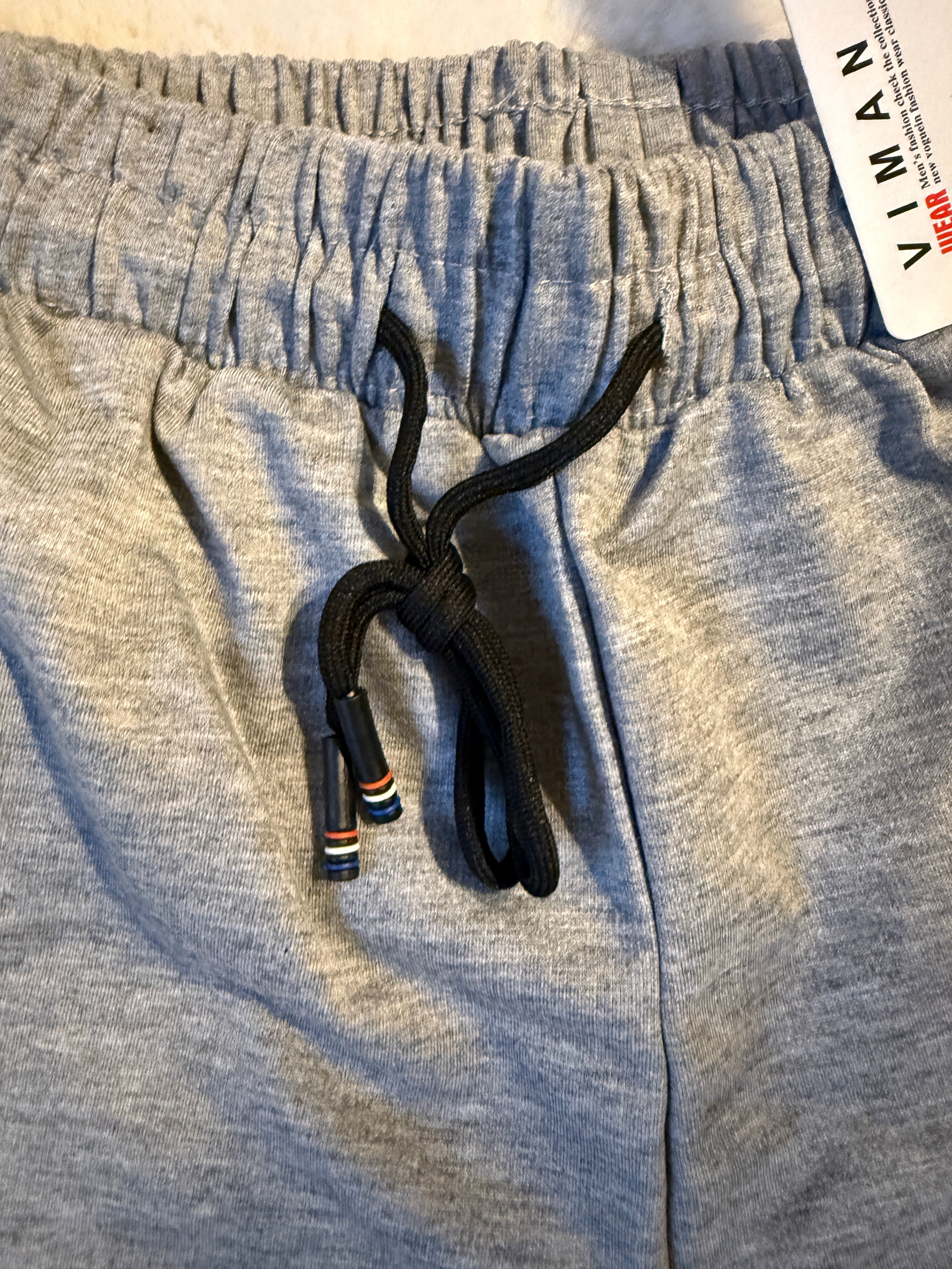 V.I.MAN Herren Sportshorts (Shorts / kurze Hose) Grau