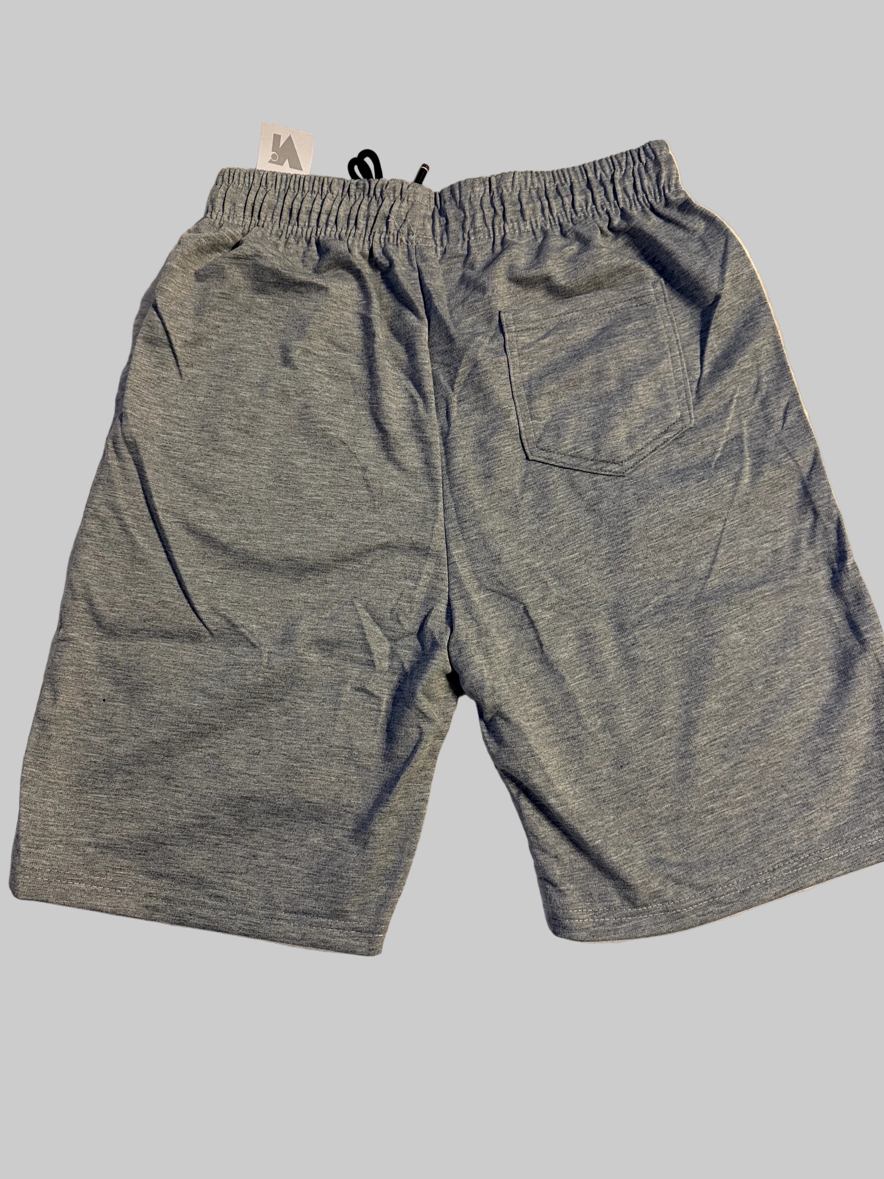 V.I.MAN Herren Shorts mit SPORT-Print –Grau