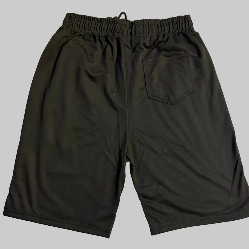 V.I.MAN Herren Shorts mit SPORT-Print –Grau Black