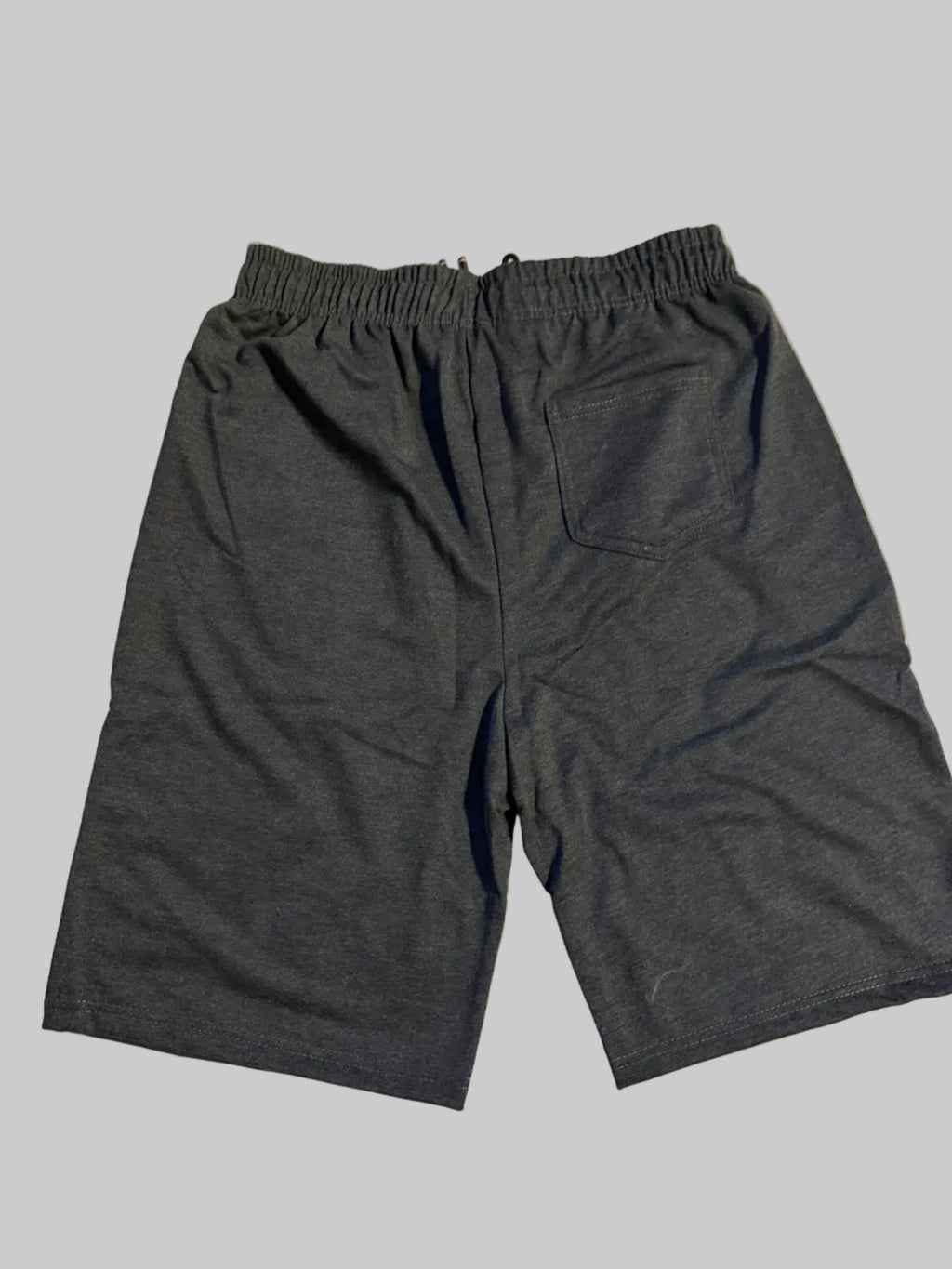 V.I.MAN Herren Shorts mit SPORT-Print – Dunkelgrau