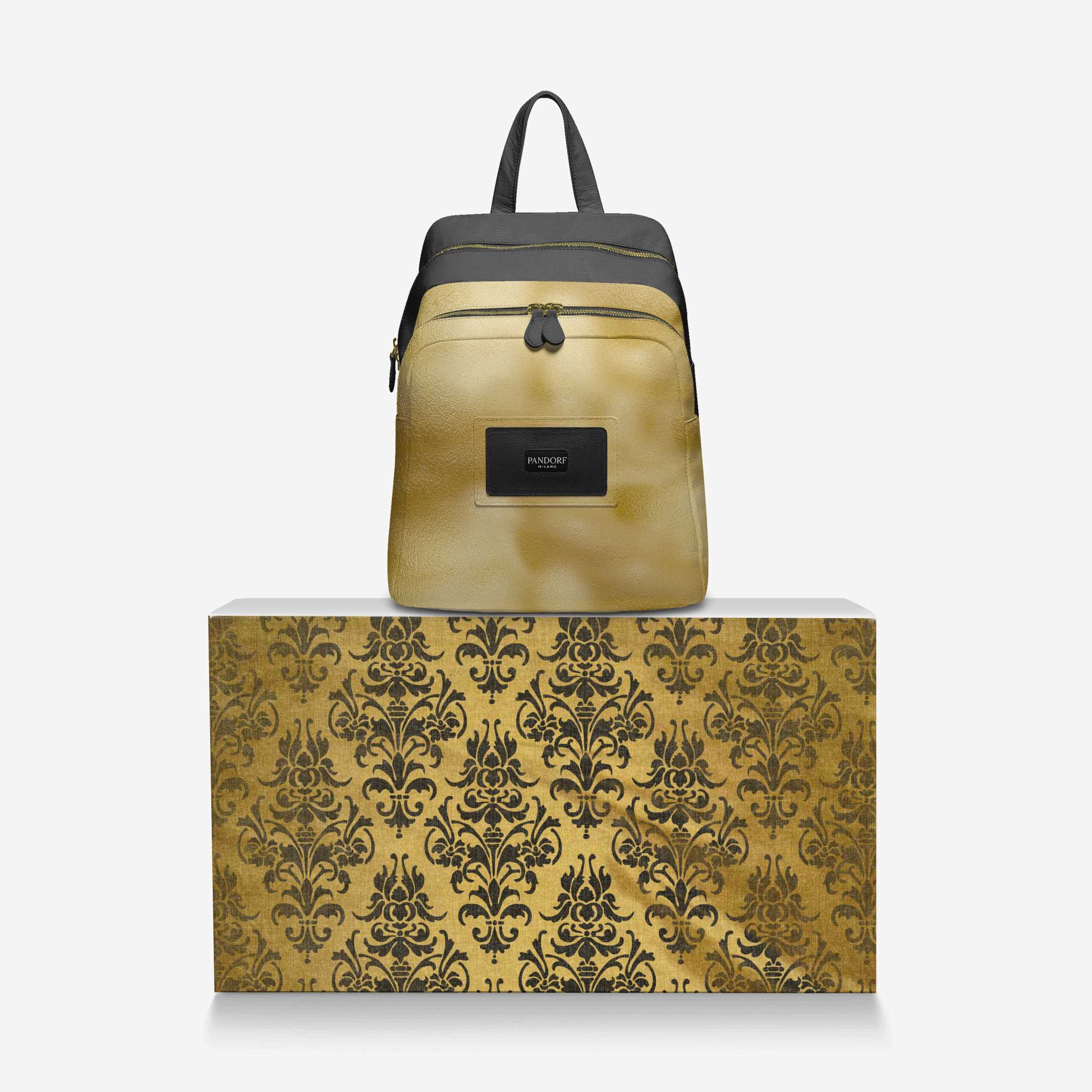 Pandorf Milano™ – Limitierter Luxus-Rucksack aus echtem italienischem Leder