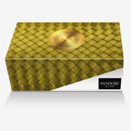 Pandorf Milano™ – I003 Crocodile Gold High-Heel Sock Boot