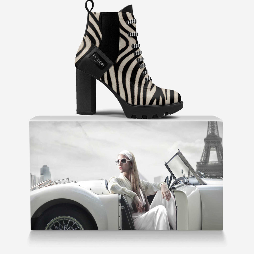 Pandorf Milano™ – Zebra Laced Designer Boot