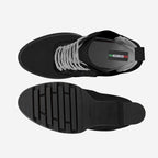 Pandorf Milano™ – Black Python High-Heel Boot (Limited Edition)