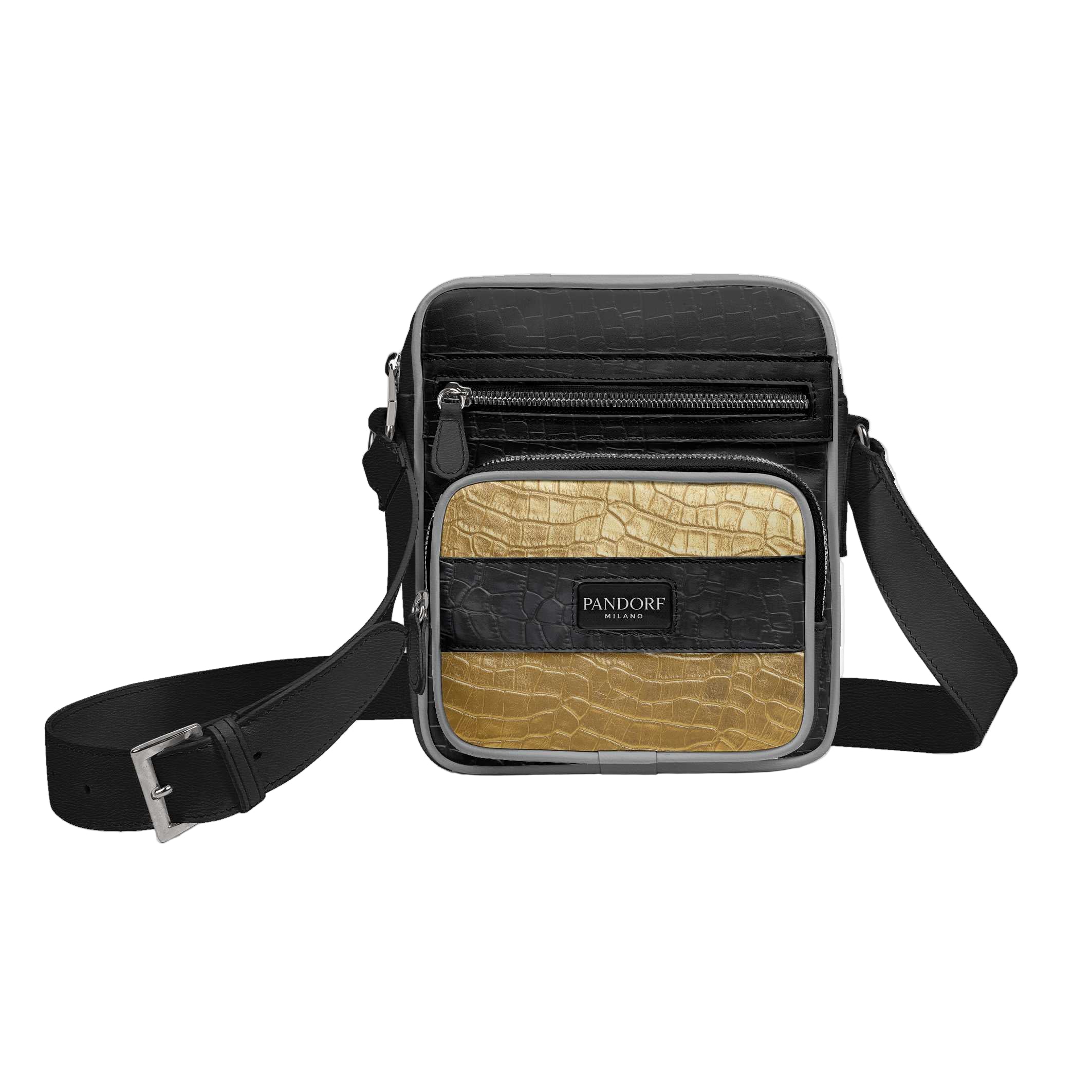 Pandorf Milano™ – Oro Nero Designer Shoulderbag