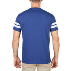 Herren T-Shirt Oxford University – ORIEL, Navy mit Streifen