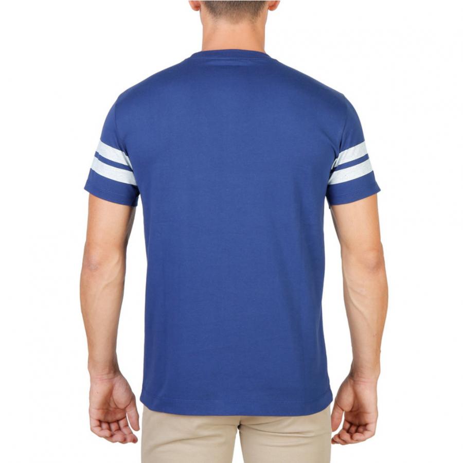 Herren T-Shirt Oxford University – ORIEL, Navy mit Streifen