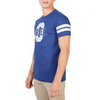 Herren T-Shirt Oxford University – ORIEL, Navy mit Streifen