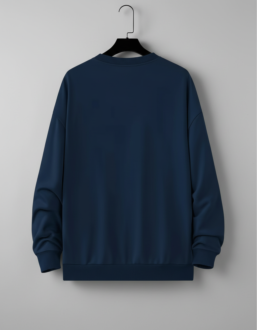 Herren-Pullover mit gesticktem Bergmotiv Zweitbild