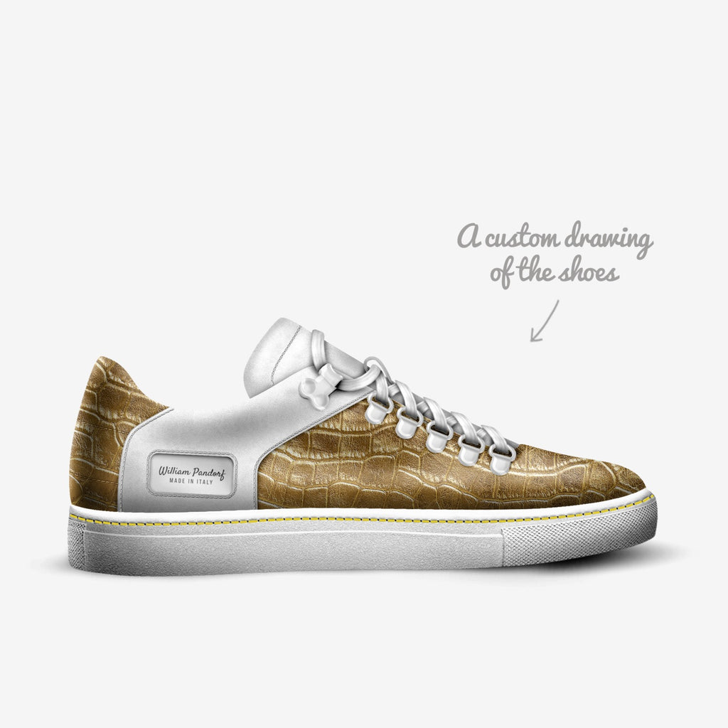 William Pandorf – Exklusive Gold Edition Sneaker (Italienische Handarbeit)