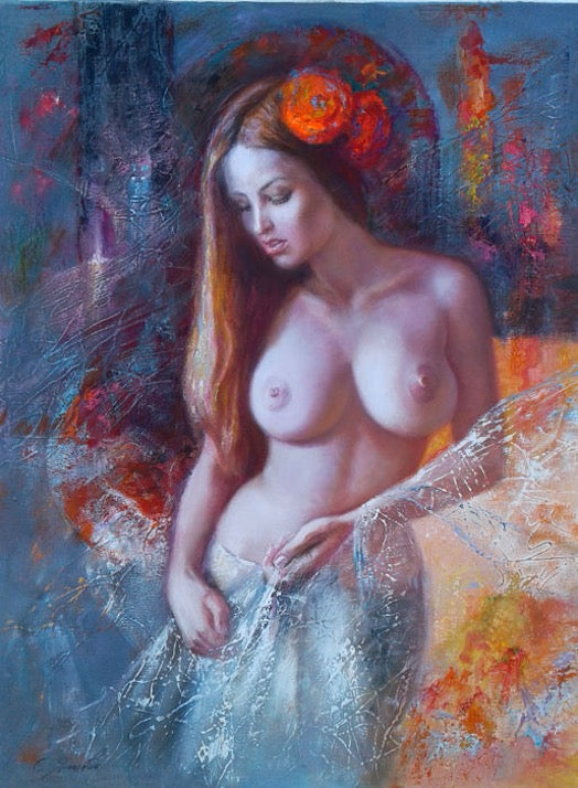 Original Ölgemälde – Yaseneva Sveta „Inspiration“ 70×50cm Hauptbild