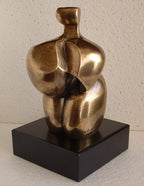 Bronzskulptur – Carlos Castanedo „Desomo“ – 22×12×12 cm