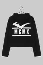 Damen Everlast Cropped Hoodie – Schwarz