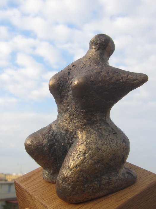 Bronzskulptur – Rolf Neubert „Sconosciuto“ – 18×10×9 cm (Edition 10)