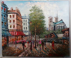Original Acrylgemälde – Elena Polyakova „Springtime in Paris“ – 50×60 cm
