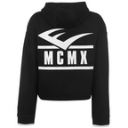 Damen Everlast Cropped Hoodie – Schwarz