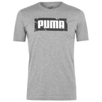 Herren T-Shirt PUMA – Grau mit Logo-Print