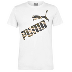 Herren T-Shirt PUMA – Weiß mit Camouflage-Logo