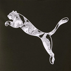 Damen T-Shirt PUMA – Olivgrün mit Logo-Print