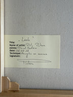 Original Gemälde „Look“ – Piotr Piskorz, Acryl auf Leinwand 70×50 cm,