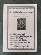 Original Ölgemälde – „The Poppy Lady“ – Teresa Kluszczyńska – 70×50 cm