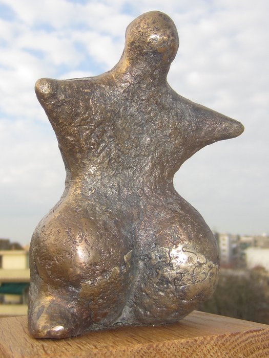 Bronzskulptur – Rolf Neubert „Sconosciuto“ – 18×10×9 cm (Edition 10)