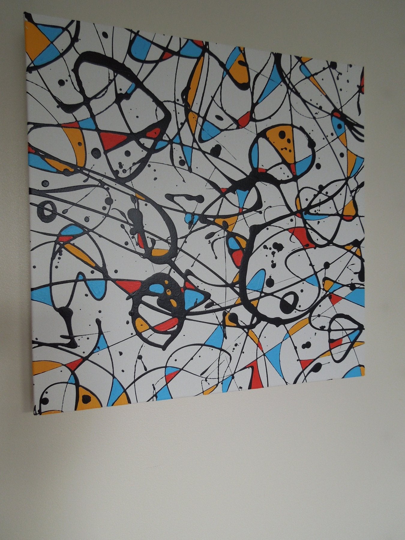 Original Acrylgemälde – Paul M. Kiernan „Data“ 40×40cm