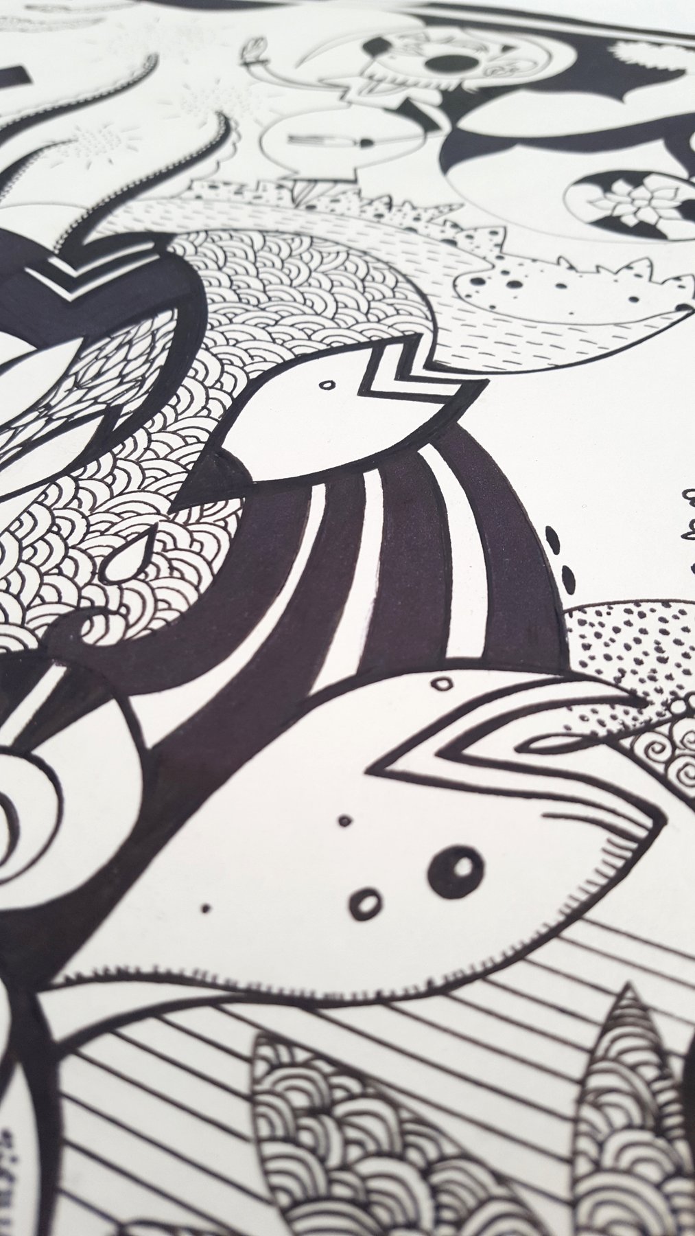 Original Illustration – Leon Sparkes & Deborah Brogden „Oxygen“ – 41,5×28,5 cm