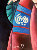 Original Acrylgemälde – Emma Delva „Songe“ – 71×60 cm