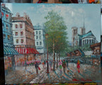 Original Acrylgemälde – Elena Polyakova „Springtime in Paris“ – 50×60 cm