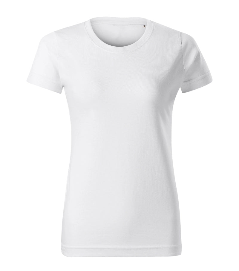 Damen Basic T-Shirt – Weich, Figurbetont & 100% Baumwolle Zweitbild