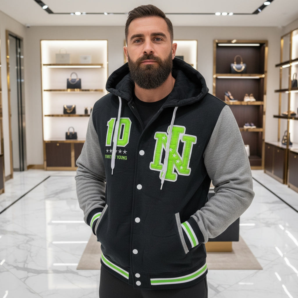 Herren Sweatshirt mit Kapuze (Varsity Style) Hauptbild