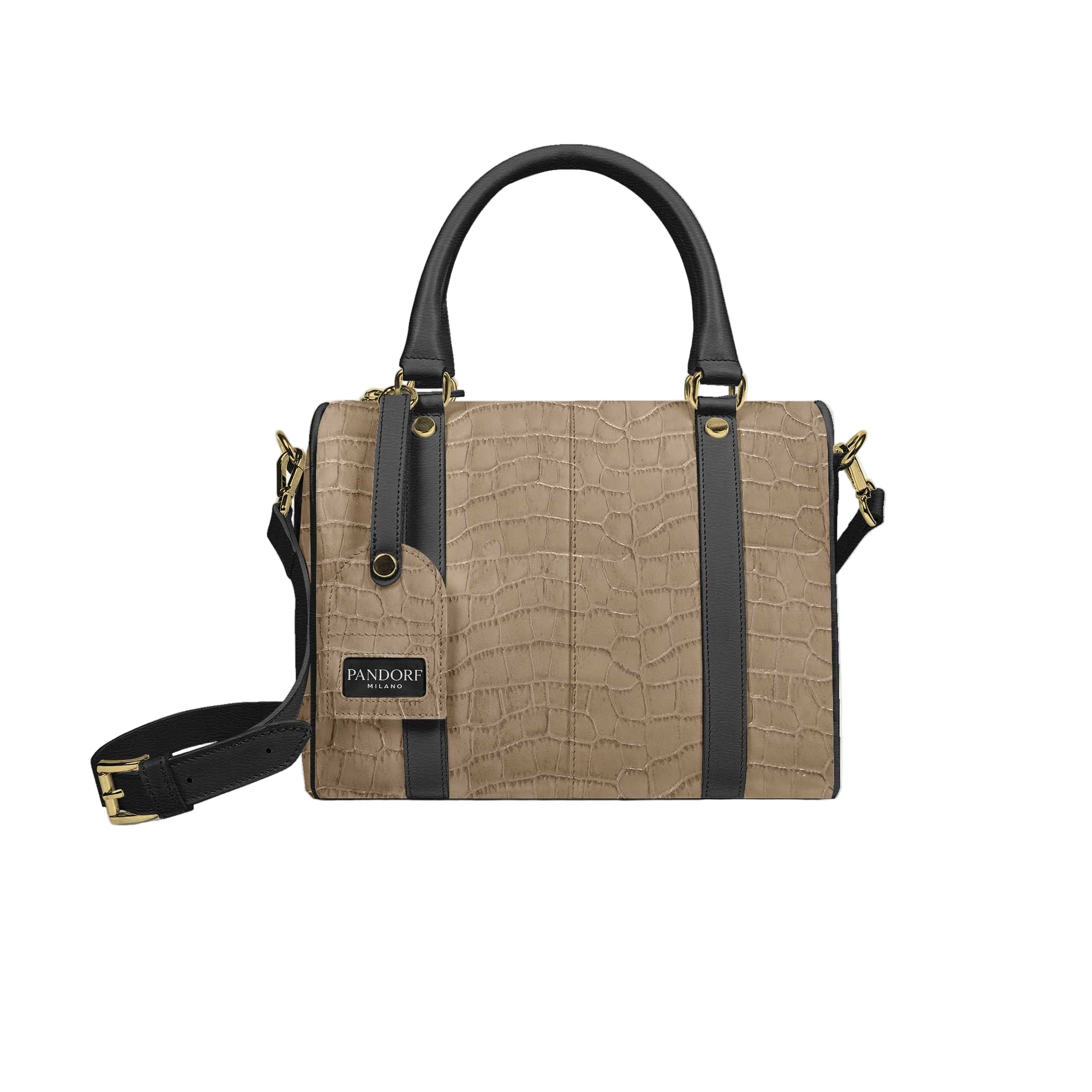 Pandorf Milano™ – Limitierte Luxus-Handtasche in Croco-Optik
