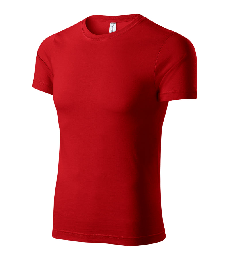 2er-Pack Unisex T-Shirt – Rot – 100% Baumwolle Zweitbild