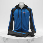Herren Trainingsanzug LondStyle – Blau/Schwarz mit Kapuze